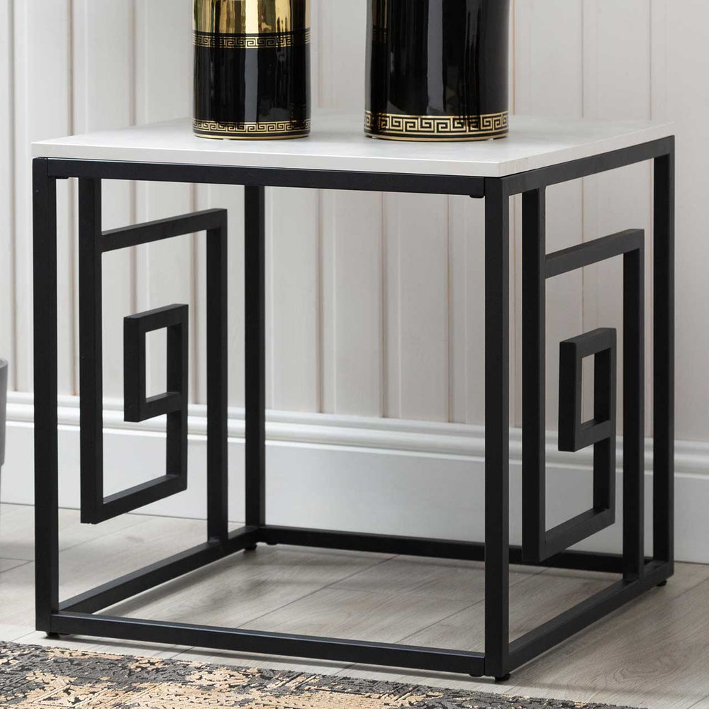 Devon Black and Grey End Table – Kd