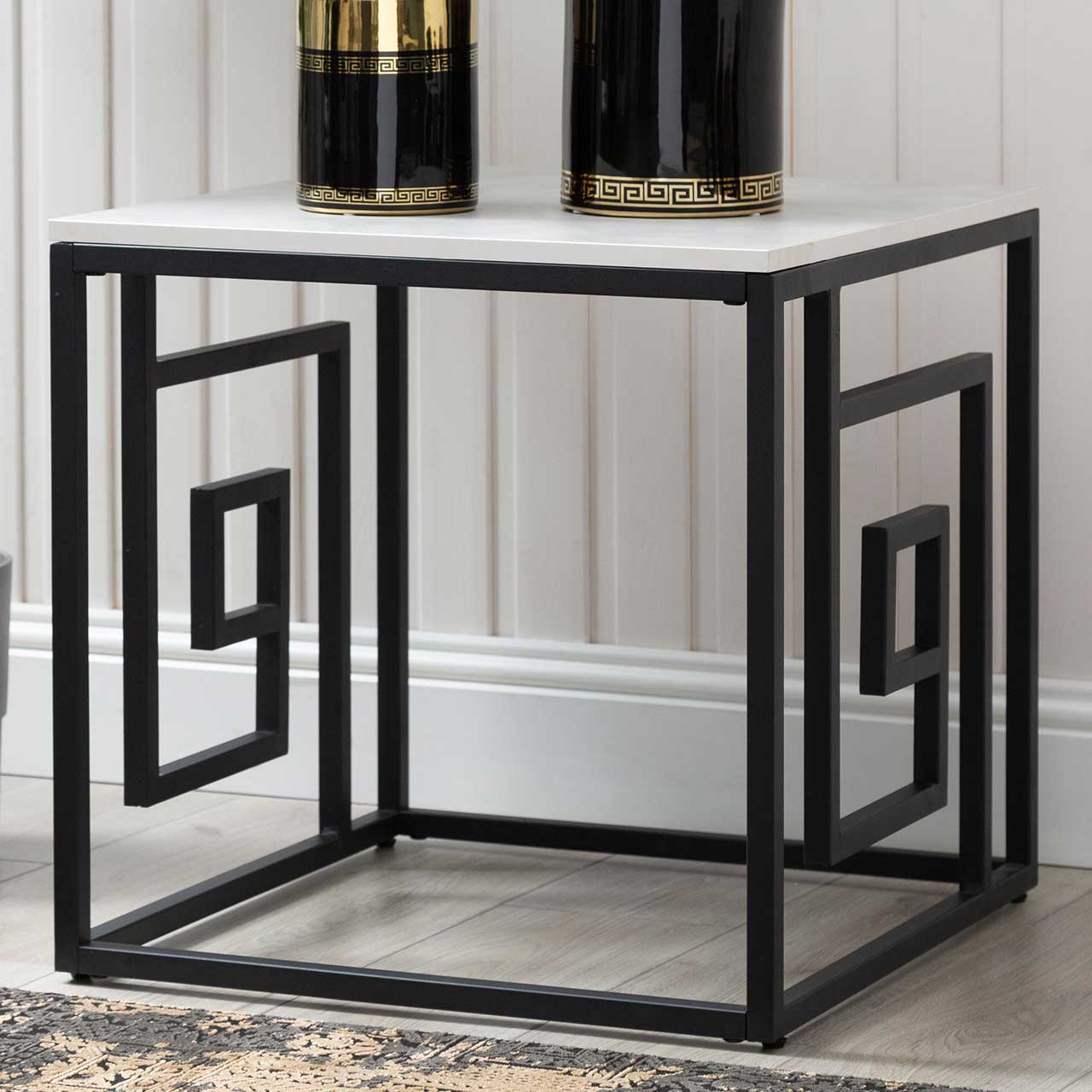Devon Black and Grey End Table - KD