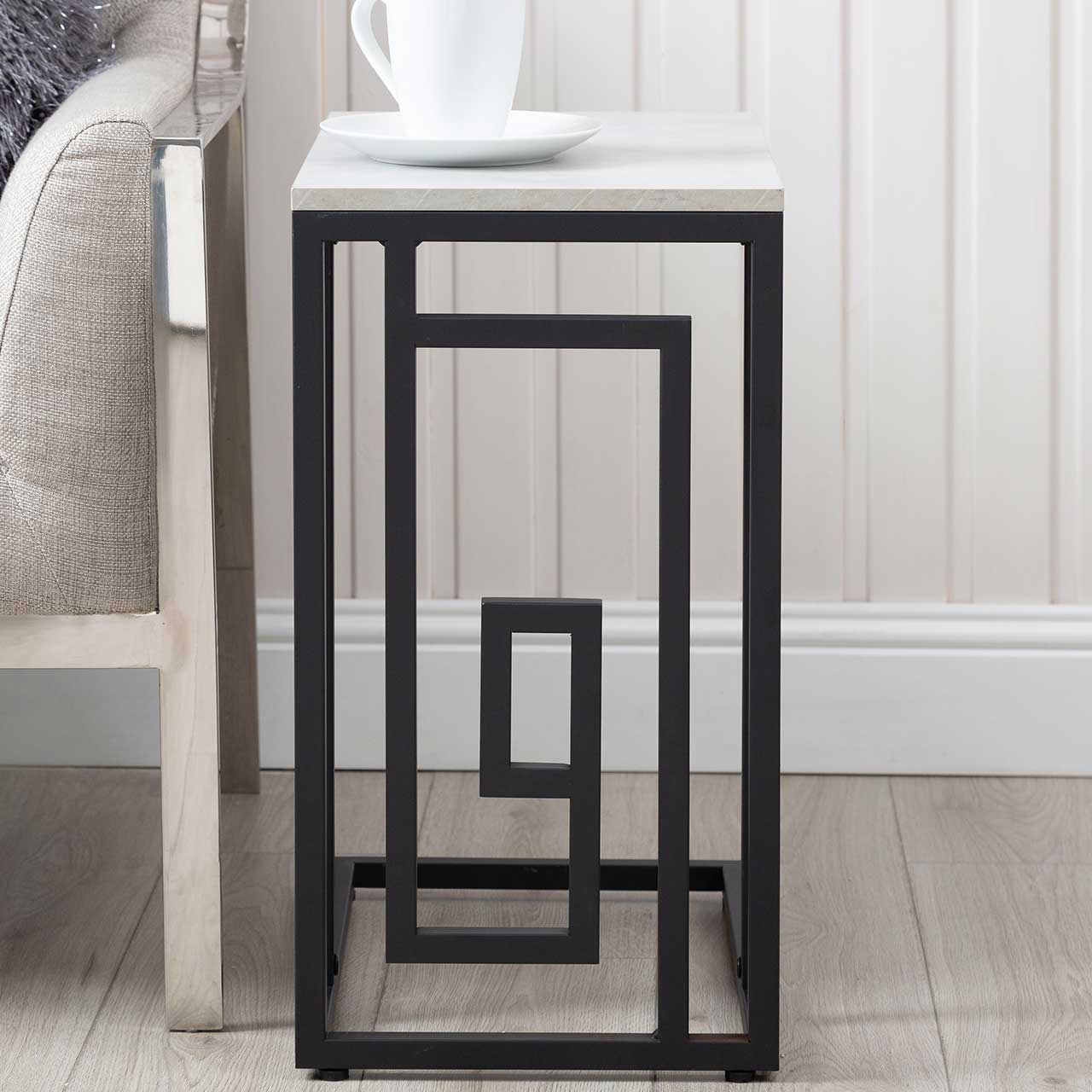 Devon Black and Grey Sofa Table - KD