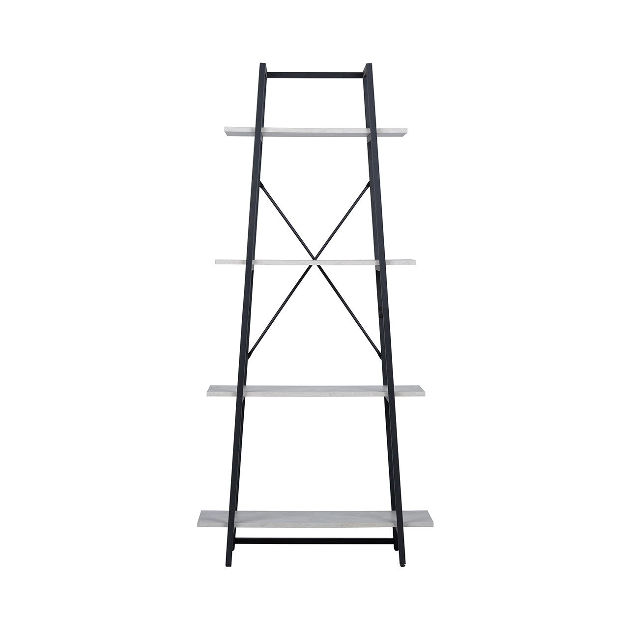 170cm 4-Tier Black and Grey Display Unit - KD