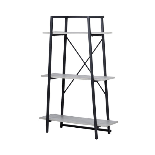 120cm 3-Tier Black and Grey Display Unit - KD