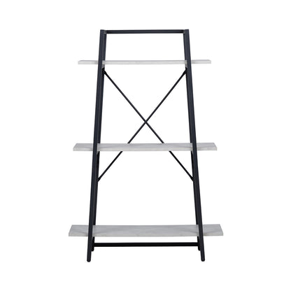 120cm 3-Tier Black and Grey Display Unit - KD