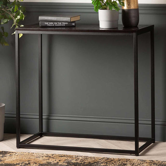 Solenn Black Console Table - KD