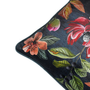 Midnight Garden 43x43 Feather Filled Cushion Winter Floral - view 5