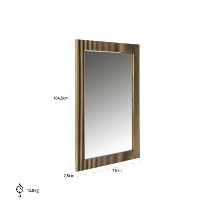 Mirror Ironville rectangular (Gold)- Richmond Interiors