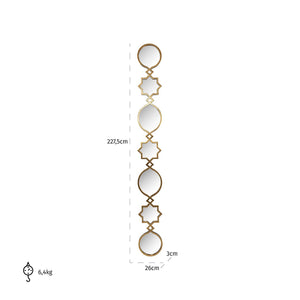 Mirror Babice Gold (gold) – Richmond Interiors