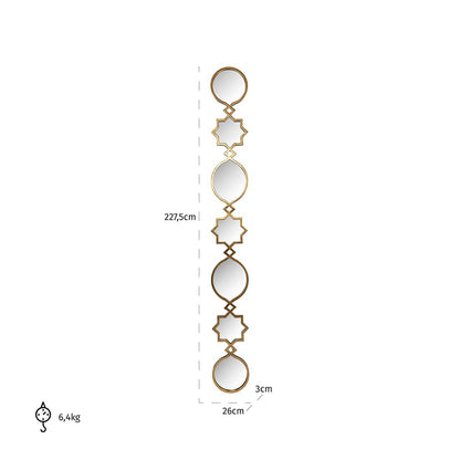 Mirror Babice gold (Gold)- Richmond Interiors