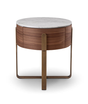 Aurelia Round Bedside Table - Tommy Franks