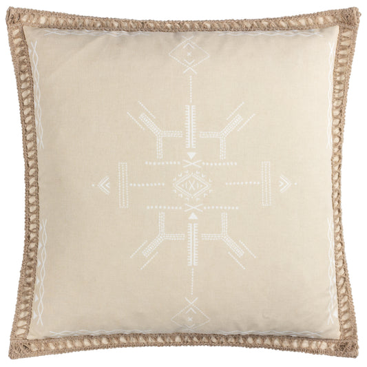 MINI INKA 45X45 FEATHER FILLED CUSHION NATURAL