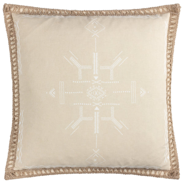Mini Inka 45x45 Feather Filled Cushion Natural - view 2