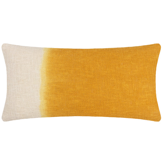MIZU 30X65 FEATHER FILLED CUSHION OCHRE