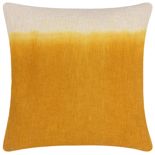 MIZU 50X50 FEATHER FILLED CUSHION OCHRE