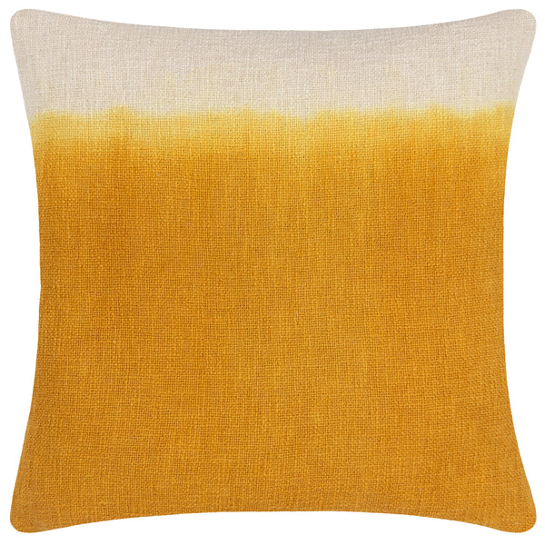 Mizu 50x50 Feather Filled Cushion Ochre - view 2