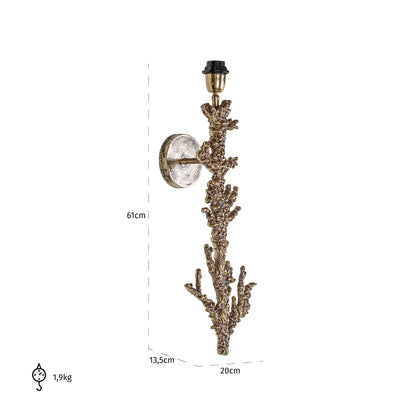 Wall lamp Isha (Brushed Gold)