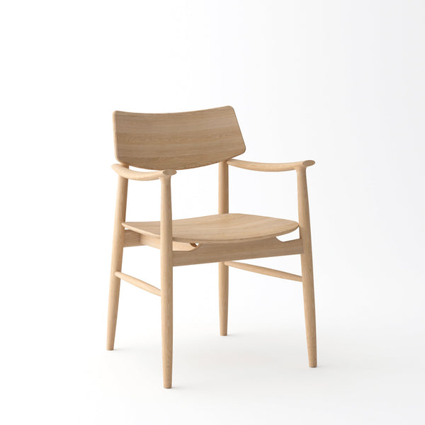 Mono Solid Oak Dining Arm Chair - Tommy Franks