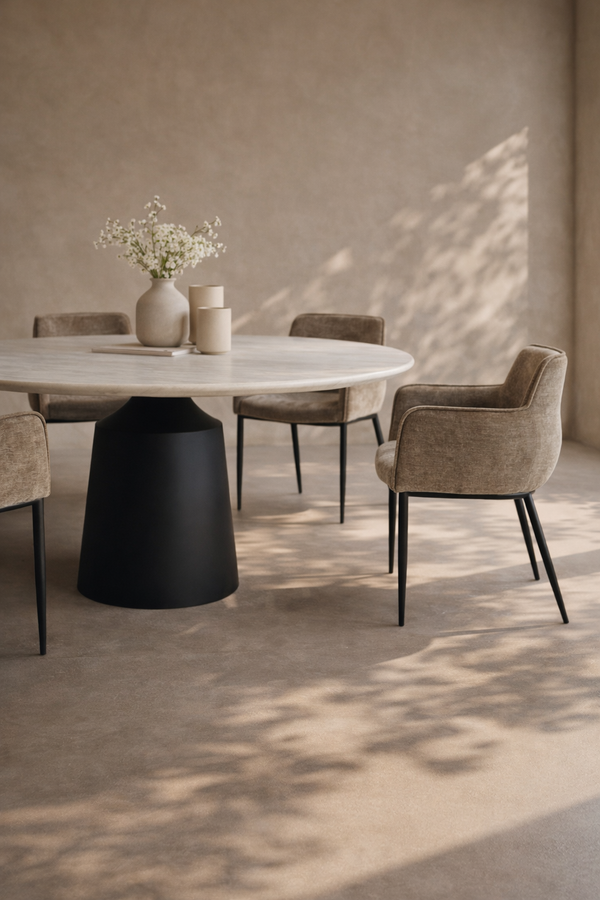 Kim Dining Chair - Gisele Olive - Tommy Franks