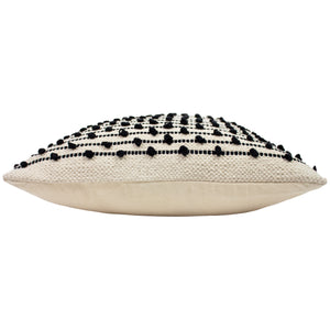 Mossa 45x45 Feather Filled Cushion Natural/black - view 4
