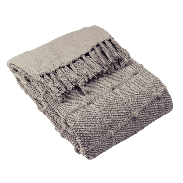Motti 130x180 Throw Grey - view 2