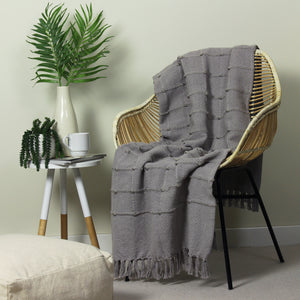 Motti 130x180 Throw Grey - view 4