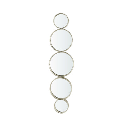 108cm Link Wall Mirror Silver