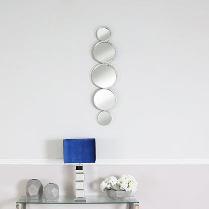 108cm Link Wall Mirror Silver