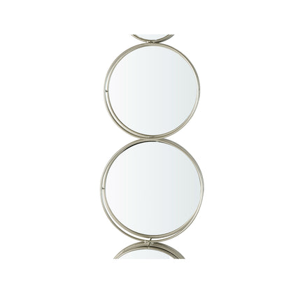 108cm Link Wall Mirror Silver