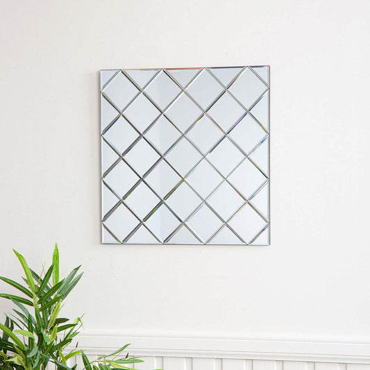 50x50 Criss Cross Wall Mirror