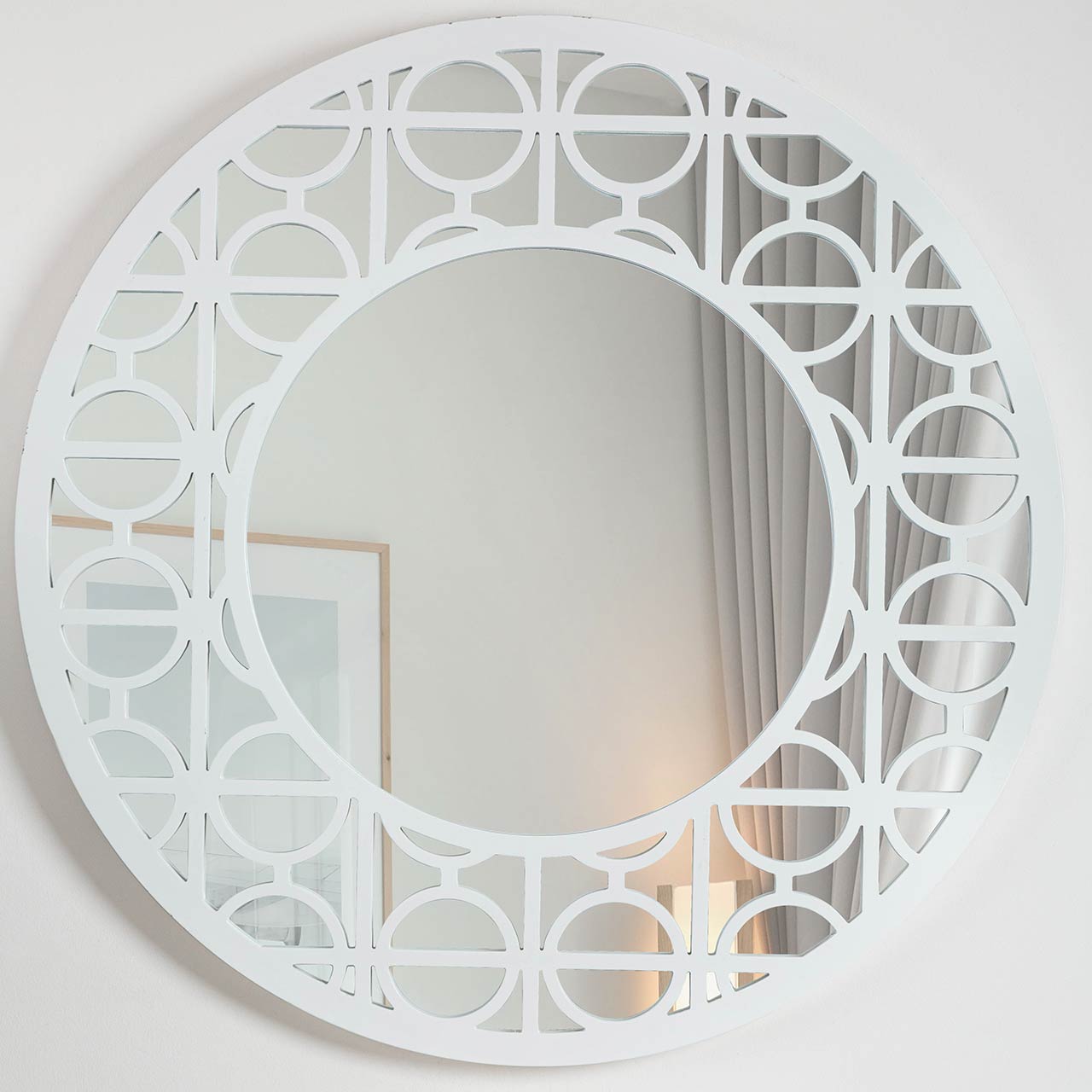 Torino 100cm Wall Mirror White