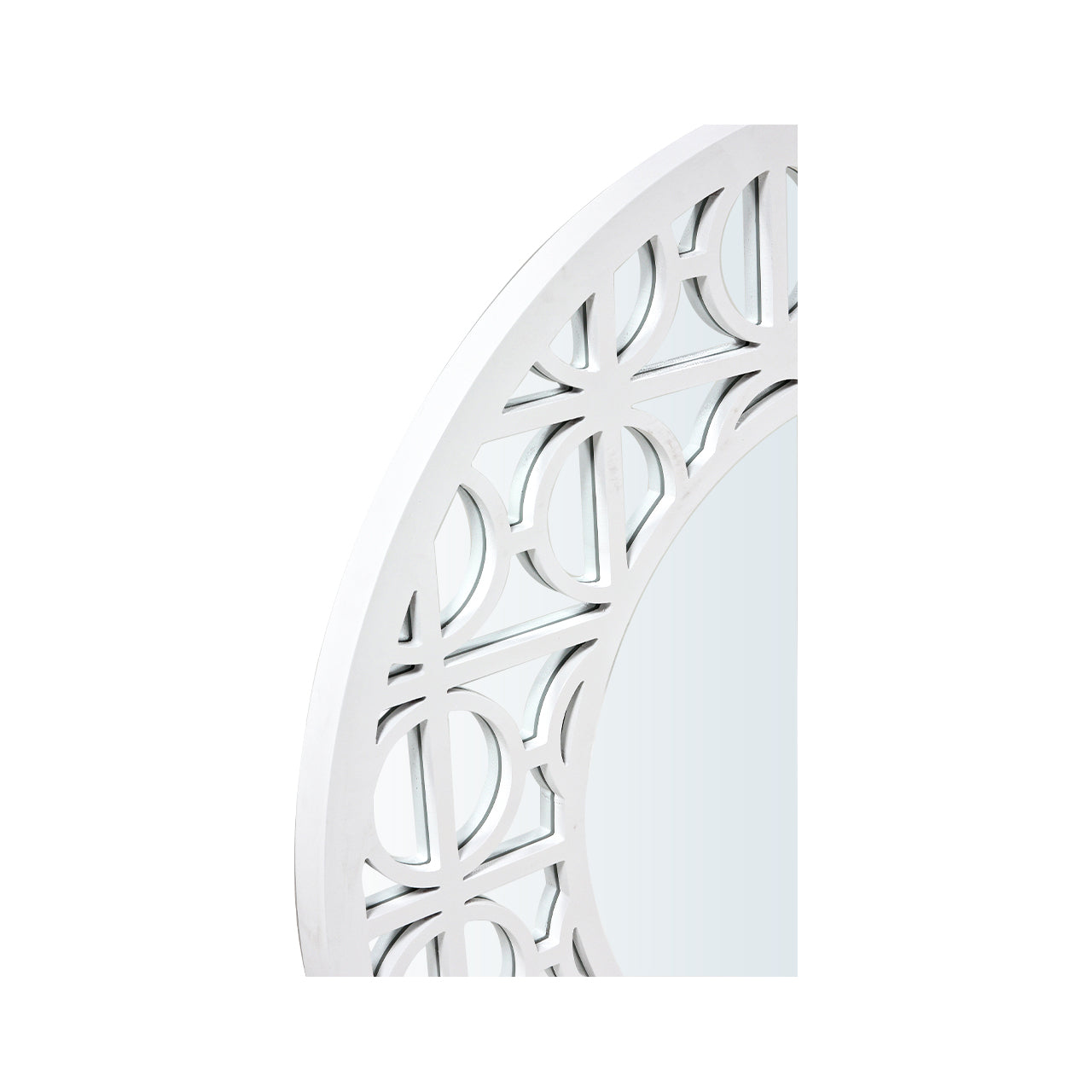 Torino 100cm Wall Mirror White