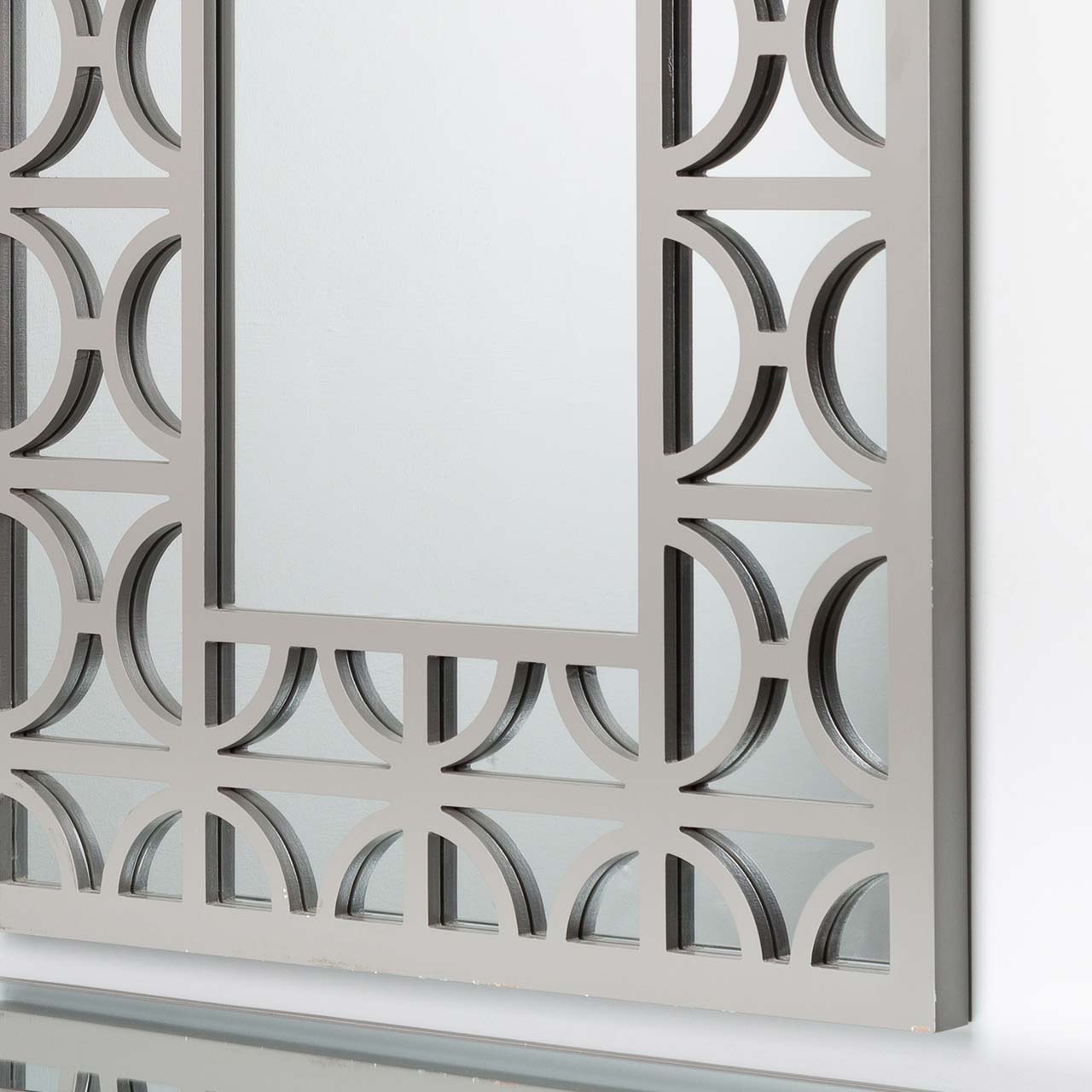 Torino 79x118cm Wall Mirror Grey