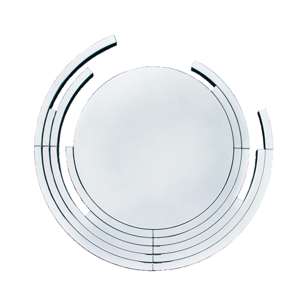 Modern Accent Round Mirror