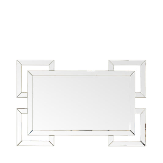 120cm Rectangular Geo Wall Mirror