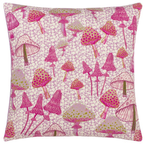 Mushroom Fields 45x45 Feather Filled Cushion Lilac
