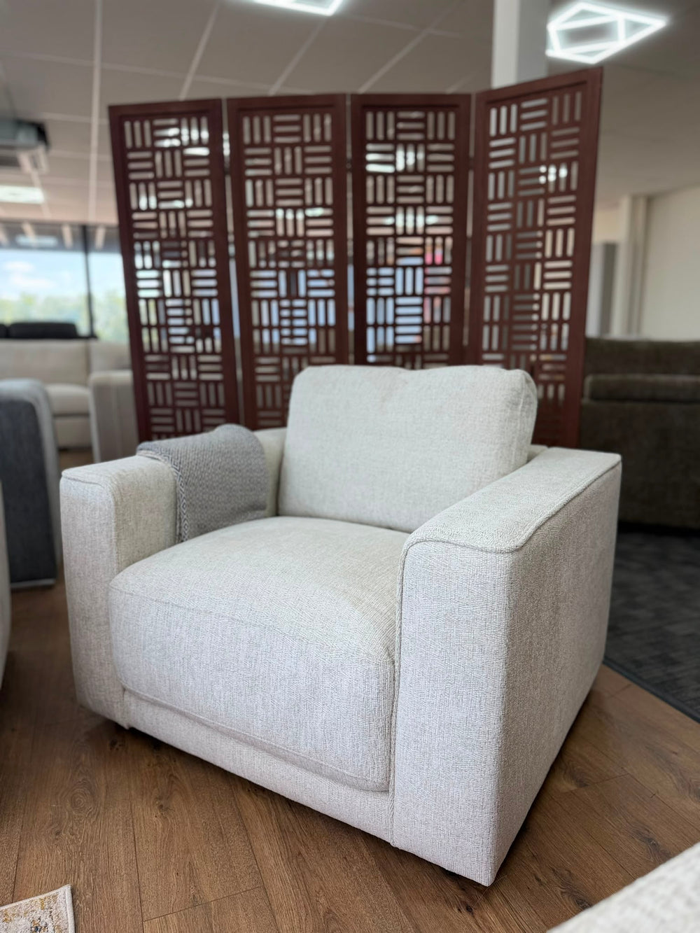 Marlow Sofa Beige Armchair - Xshowhome