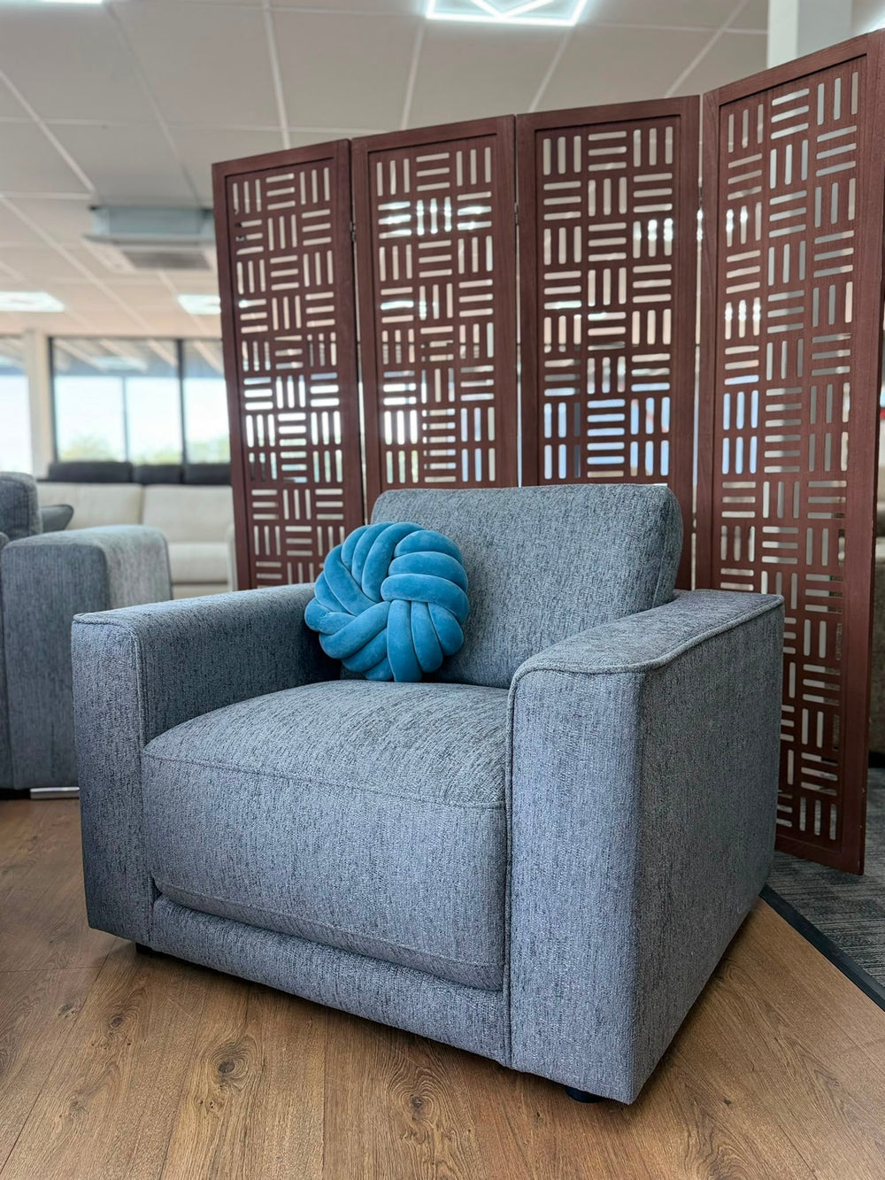 Marlow Sofa Grey Armchair - Xshowhome