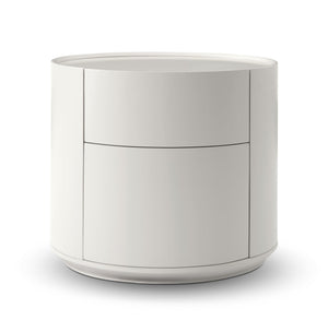 Ming Bedside Table - Matte Beige - Tommy Franks