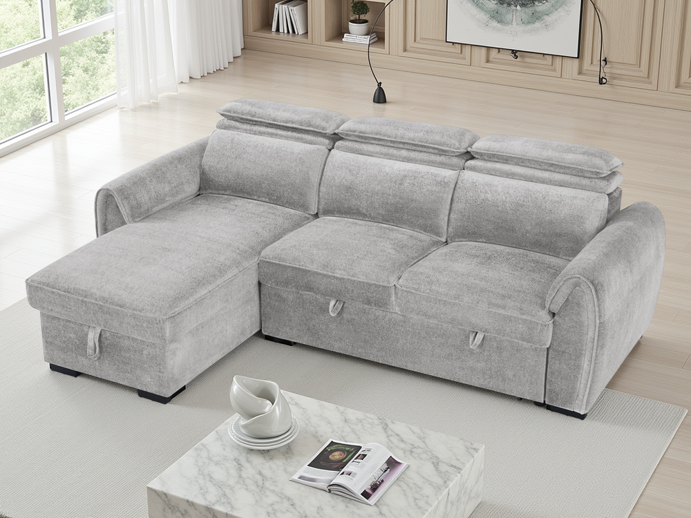 Montrose Sofabed Grey Universal Corner - Xshowhome