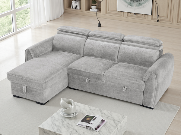 Montrose Sofabed Grey Universal Corner - Xshowhome
