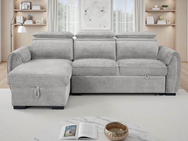 Montrose Sofabed Grey Universal Corner - Xshowhome
