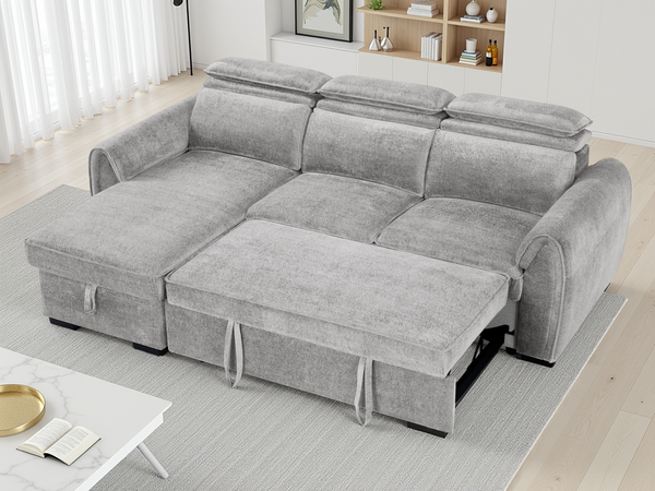 Montrose Sofabed Grey Universal Corner - Xshowhome