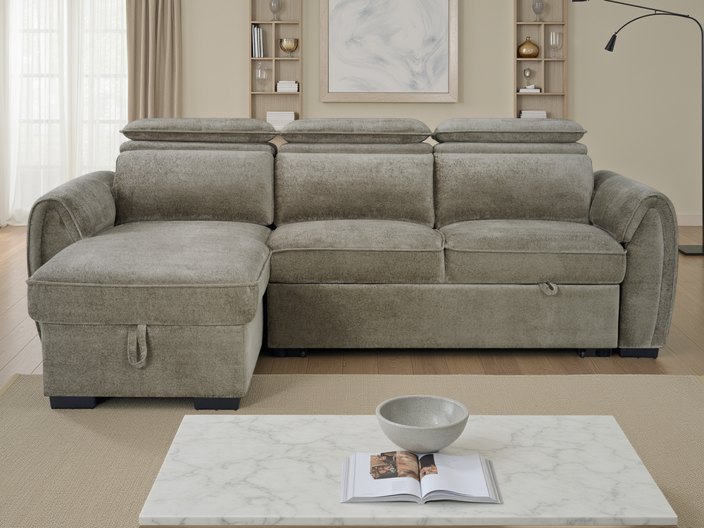 Montrose Sofabed Mushroom Universal Corner - Xshowhome