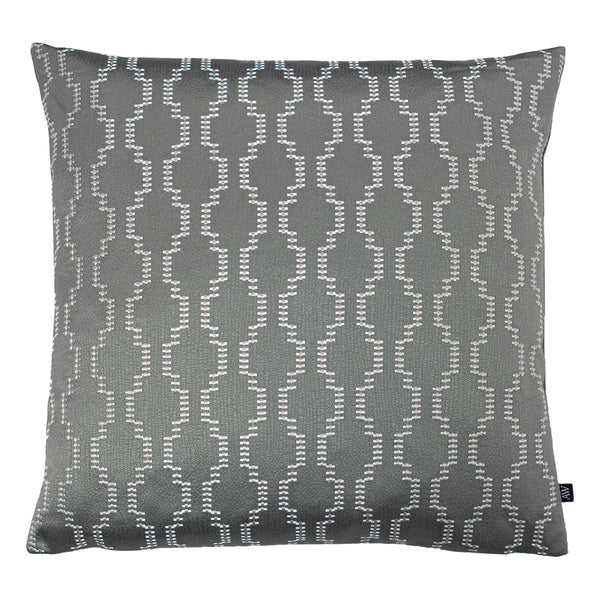 Nash 50x50 Feather Filled Cushion Fog/dark Grey