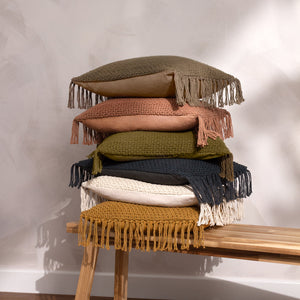 Nimble 45x45 Feather Filled Cushion Natural - Riva