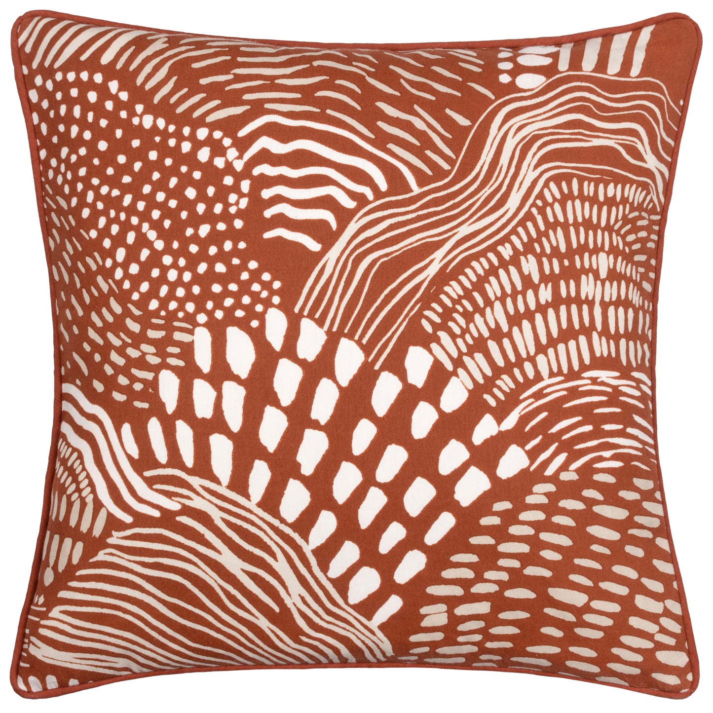 NOLA 45X45 FEATHER FILLED CUSHION CHESTNUT