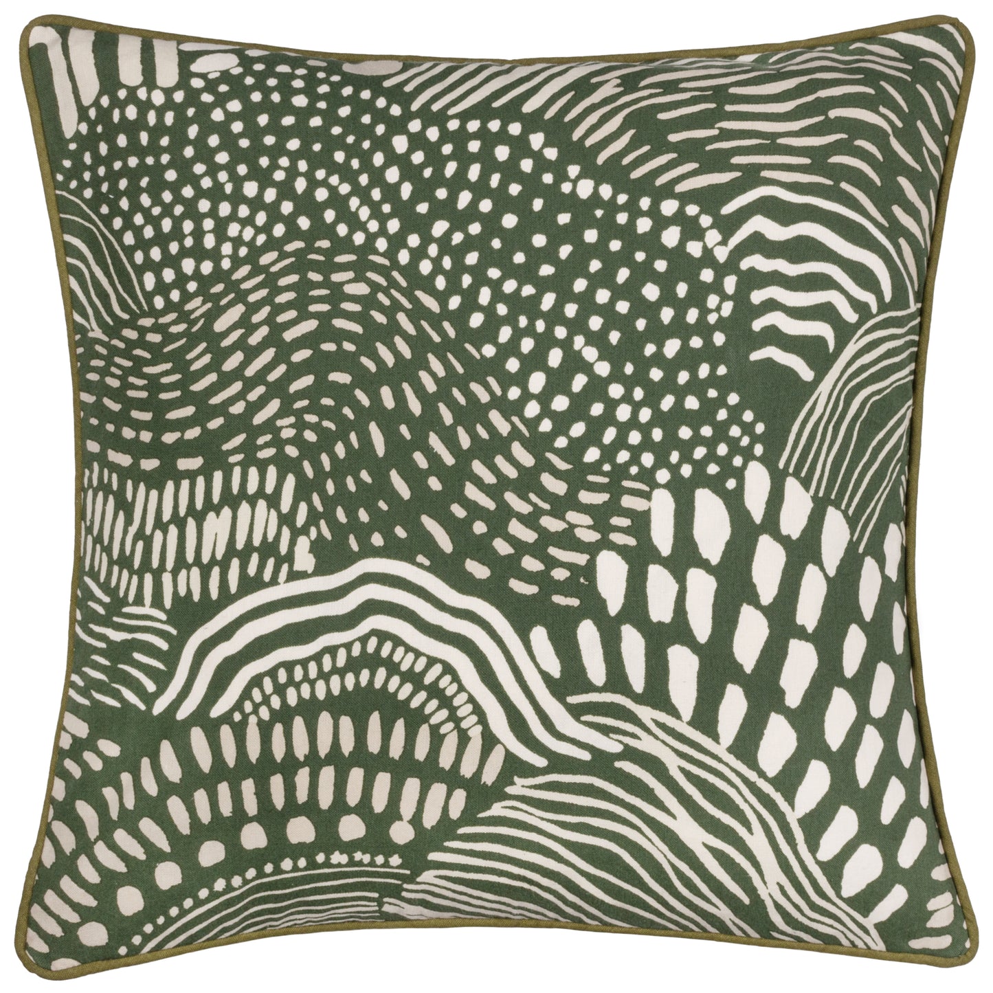 NOLA 45X45 FEATHER FILLED CUSHION OLIVE