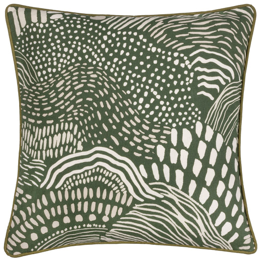 NOLA 45X45 FEATHER FILLED CUSHION OLIVE