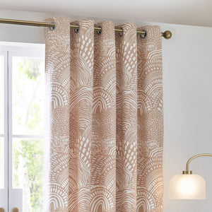 Nola 168x229 Eyelet Curtains Oat - view 4
