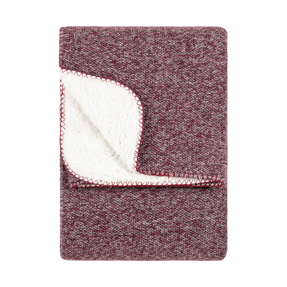Nurrel Sherpa 130x180 Throw Berry