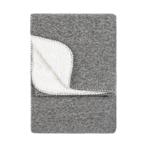 Nurrel Sherpa 130x180 Throw Grey
