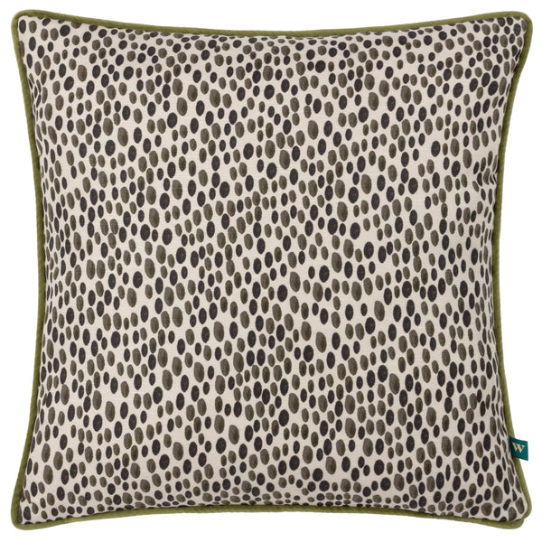 Nympha 43x43 Feather Filled Cushion Olive